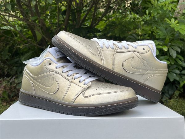N-New Gold Color Sneakers(MZ924)N-New Gold Color Sneakers(MZ924)