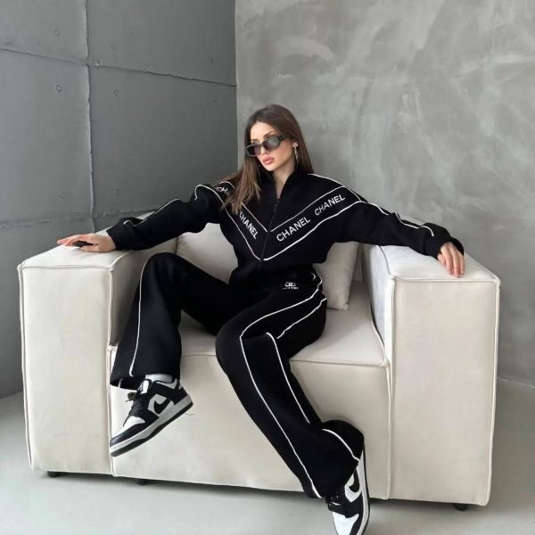 C-Letter Line Embroidery Trendy Set(YY9531)