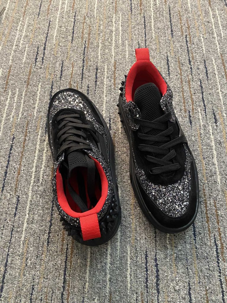CL-Unisex Sparkle Red Sole Sneakers（CLS2）CL-Unisex Sparkle Red Sole Sneakers（CLS2）