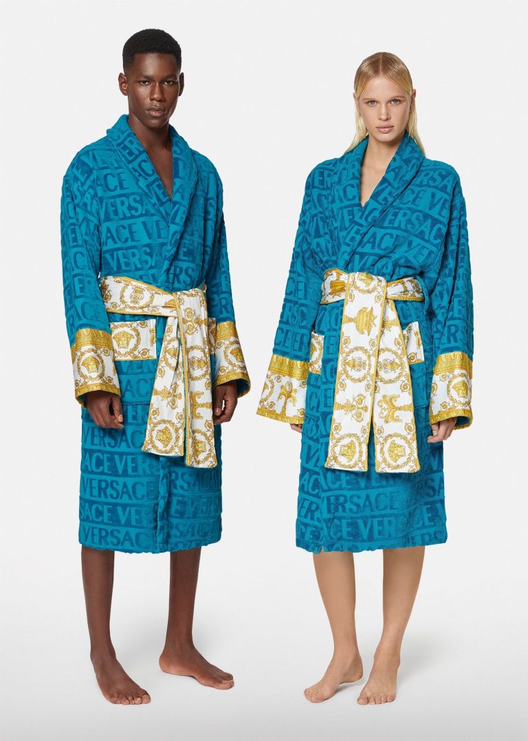 V-Fashion Bathrobe-Blue(VB2)V-Fashion Bathrobe-Blue(VB2)