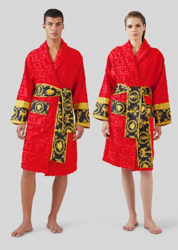 V-Fashion Bathrobe-Red(VB2)V-Fashion Bathrobe-Red(VB2)