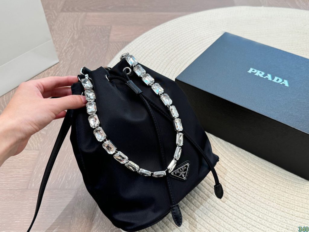 P-Diamond Drawstring Bucket Bag(QC826)P-Diamond Drawstring Bucket Bag(QC826)