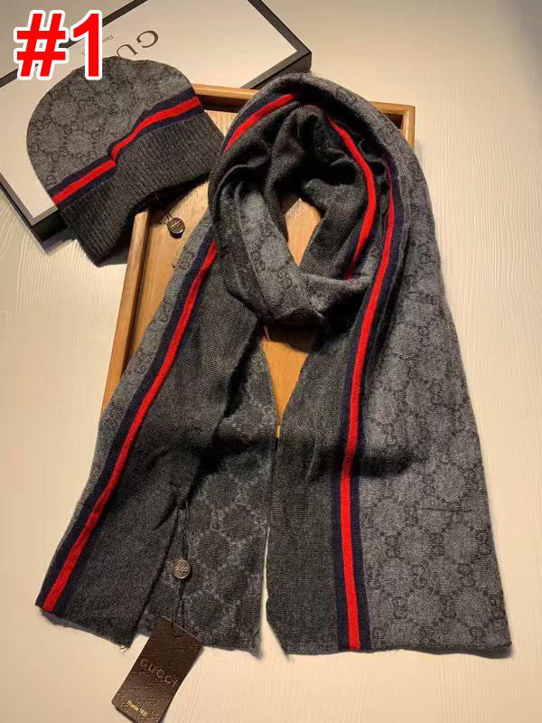 G-Unisex Beanie and Scarf Set (PDD555)G-Unisex Beanie and Scarf Set (PDD555)