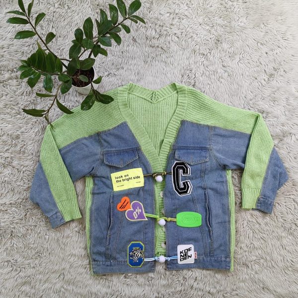 Stylish Denim Patchwork Jacket(W0041)Stylish Denim Patchwork Jacket(W0041)