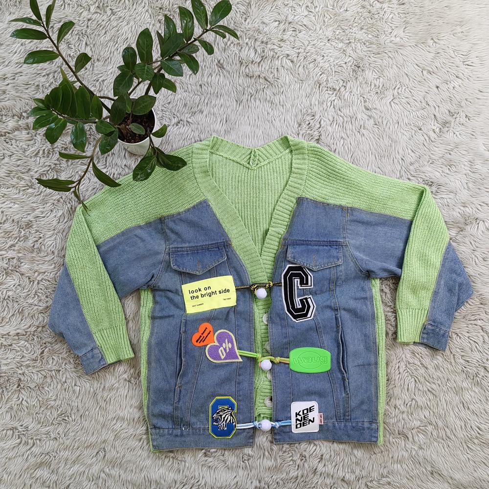 Stylish Denim Patchwork Jacket(W0041)Stylish Denim Patchwork Jacket(W0041)