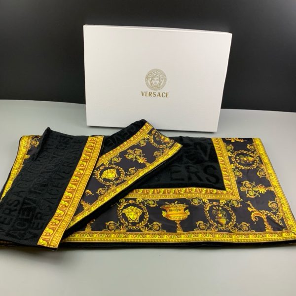 Black Towel Set, Come with Bath TowelBlack Towel Set, Come with Bath Towel