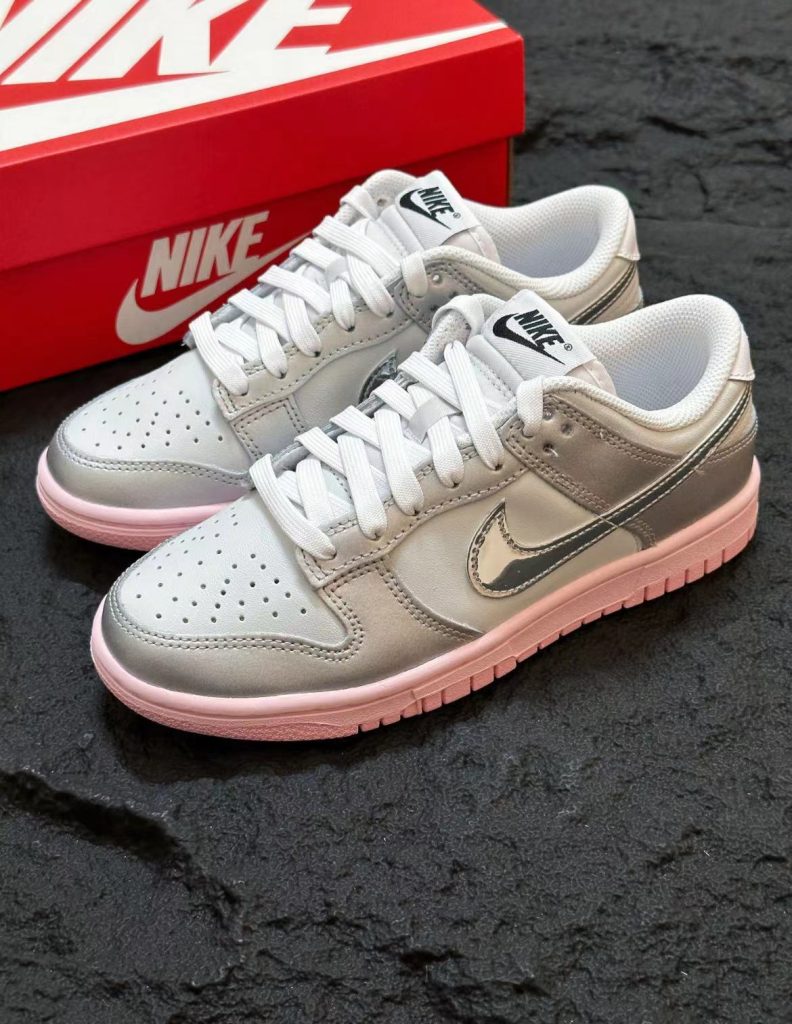 N-Silver&Pink Sneakers(MZ88)N-Silver&Pink Sneakers(MZ88)