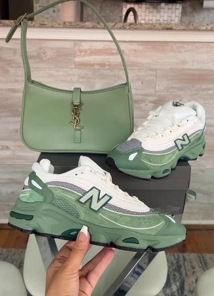 N Green Shoes & Bag Set(QM109)N Green Shoes & Bag Set(QM109)