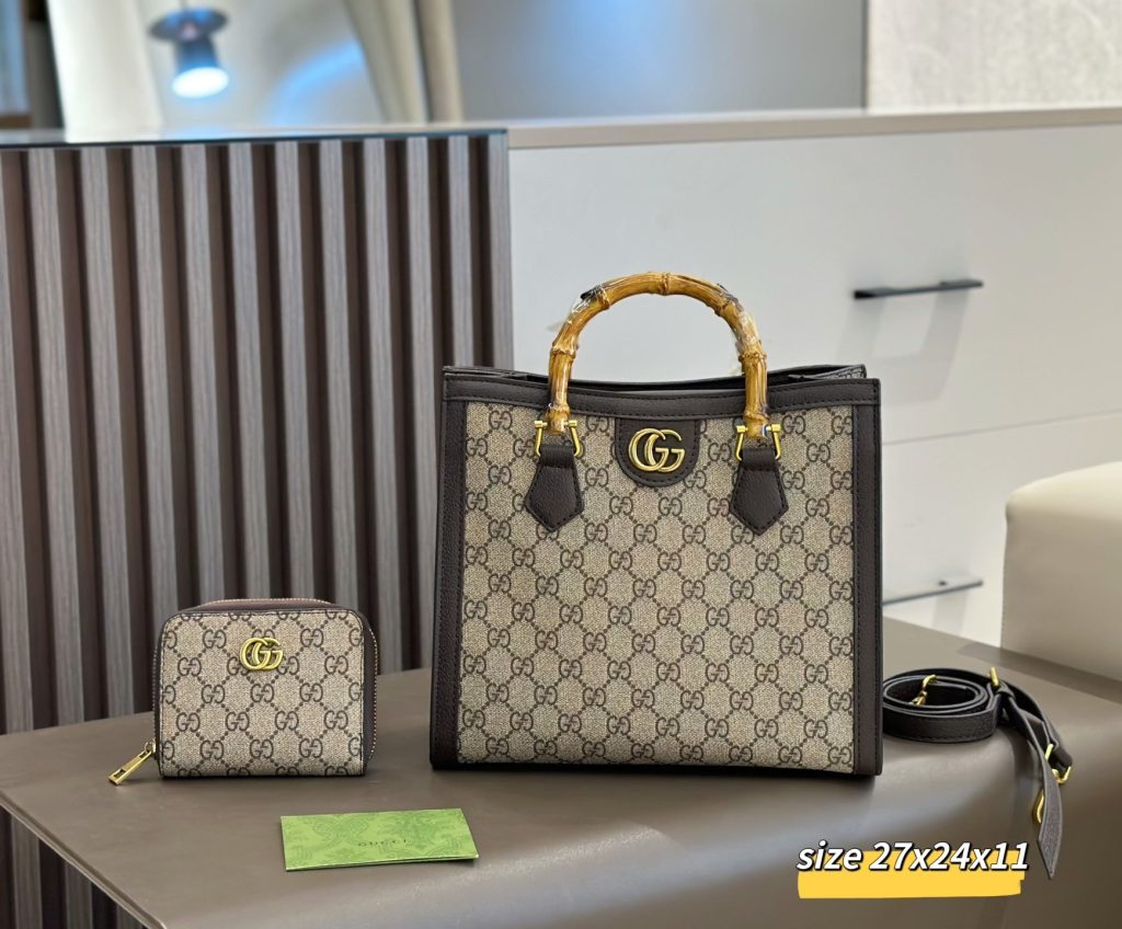 G- 2pcs Tote Bag Set (QC2593)G- 2pcs Tote Bag Set (QC2593)