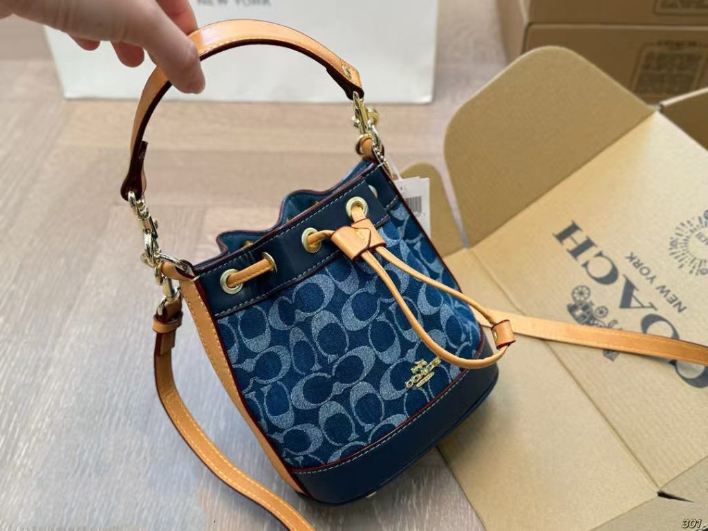 C-Denim Bucket Bag(QC317)C-Denim Bucket Bag(QC317)