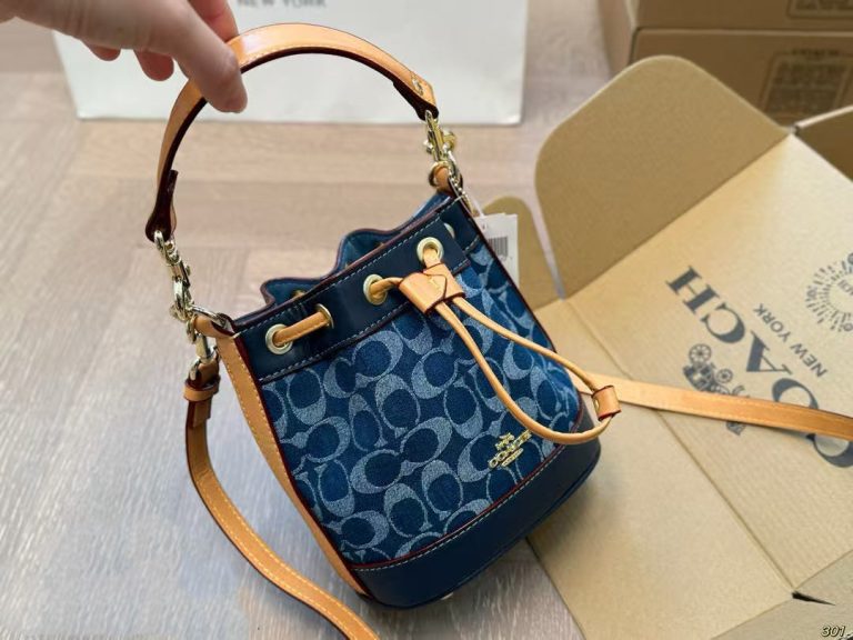 C-Denim Bucket Bag(QC317)C-Denim Bucket Bag(QC317)