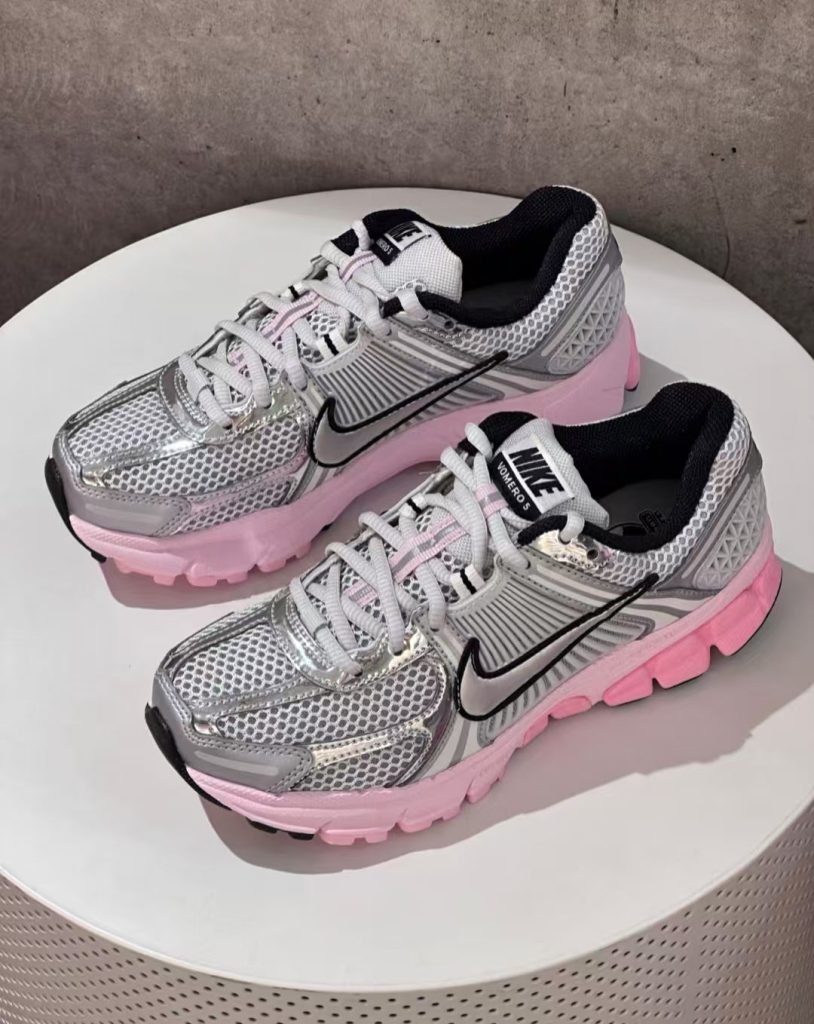 N-Silver&Pink Sneakers(MZ325)N-Silver&Pink Sneakers(MZ325)