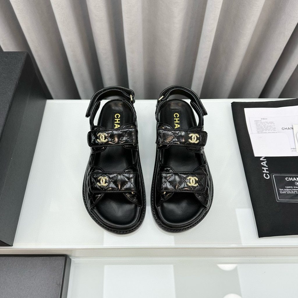 C-Women's Black Slippers(DP57)C-Women's Black Slippers(DP57)