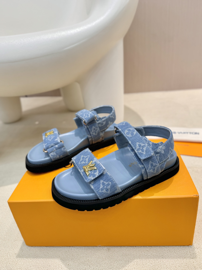 L-Denim Velcro Sandals(DP3554)L-Denim Velcro Sandals(DP3554)