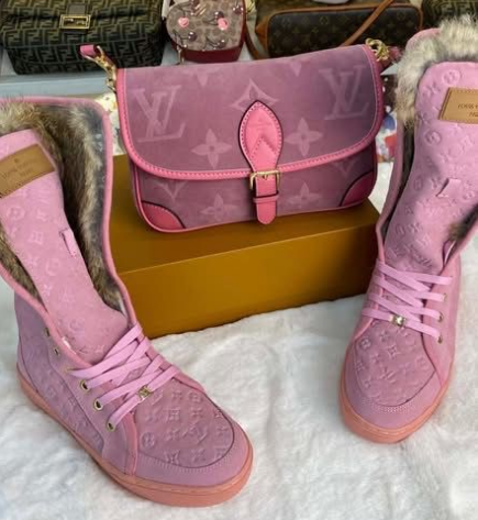 L- Pink Boots and Bag Set（DQ12756）L- Pink Boots and Bag Set（DQ12756）