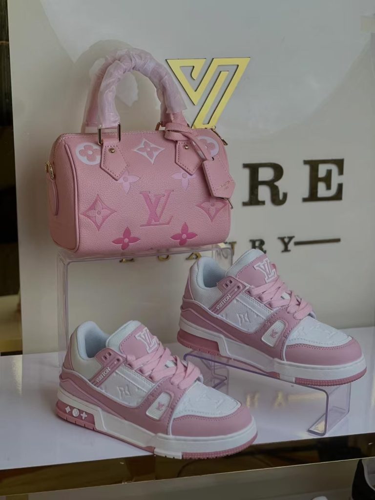 L-Pink Shoe And Bag(QH58953)L-Pink Shoe And Bag(QH58953)