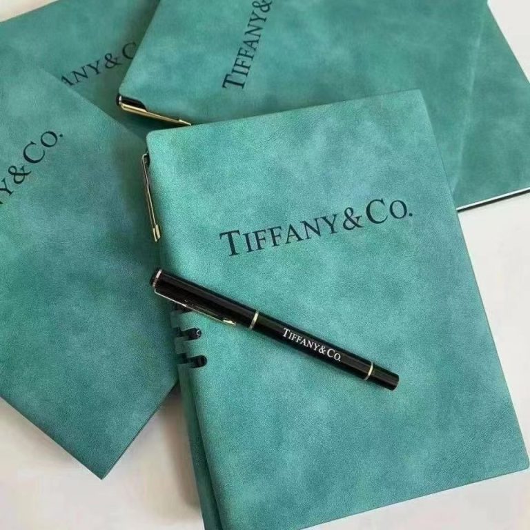 Tiffany-Faux Sheepskin Notebook and Pen Set(A0107)Tiffany-Faux Sheepskin Notebook and Pen Set(A0107)