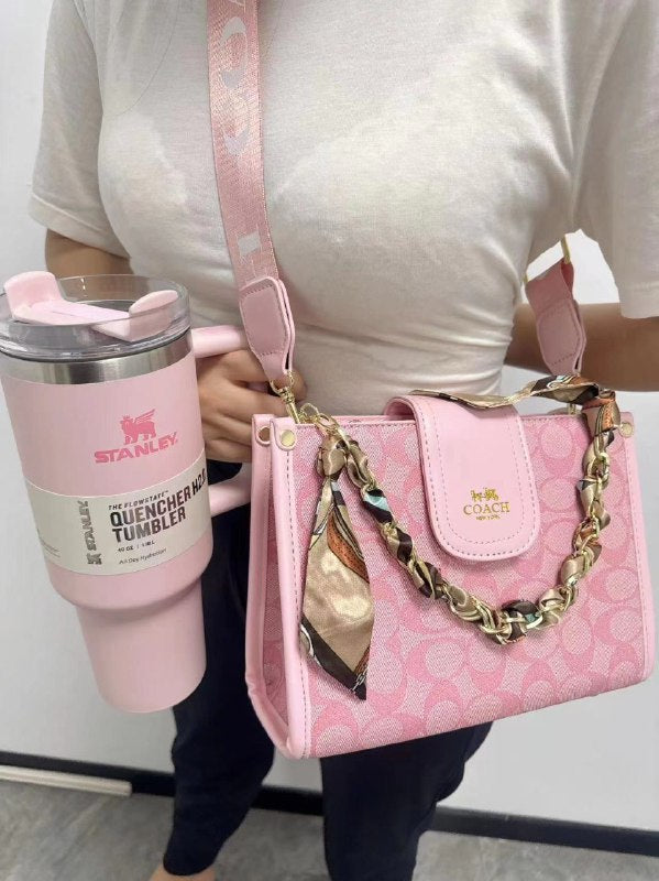 C-Pink Tumblers and BagsC-Pink Tumblers and Bags