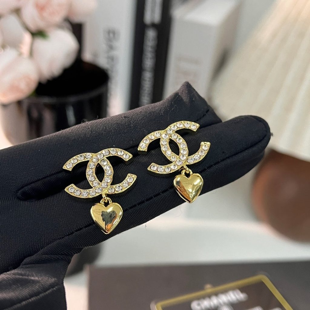 C-Heart-shaped Pendant Earrings(DPA903)C-Heart-shaped Pendant Earrings(DPA903)