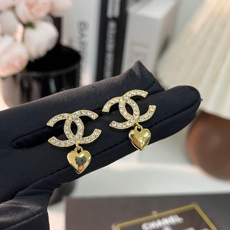 C-Heart-shaped Pendant Earrings(DPA903)C-Heart-shaped Pendant Earrings(DPA903)