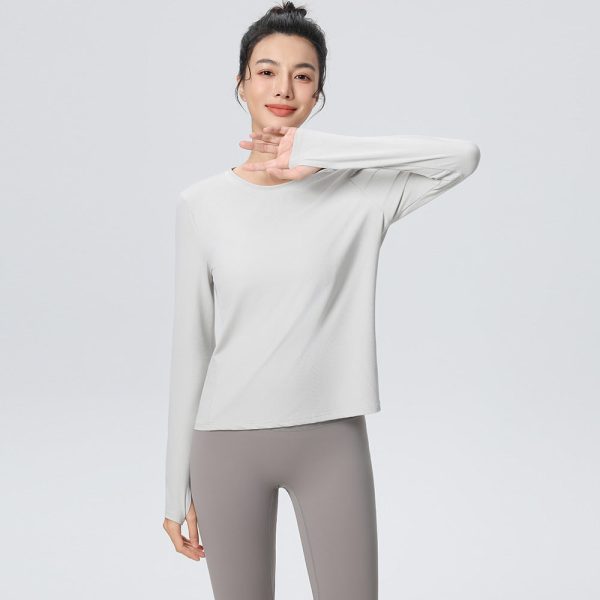 Lu-Women’s Long-Sleeved Athletic Top (LU15960)Lu-Women’s Long-Sleeved Athletic Top (LU15960)