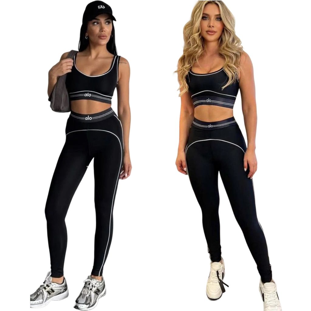 Alo-Sports Yoga Set (Only a vest and pants)(Q6256)Alo-Sports Yoga Set (Only a vest and pants)(Q6256)