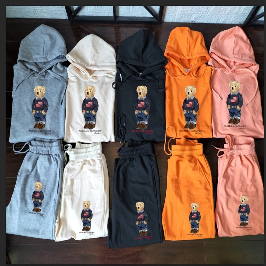 Two pieces Bear Hoodie + Pant Set(2200-84)Two pieces Bear Hoodie + Pant Set(2200-84)