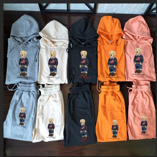 Two pieces Bear Hoodie + Pant Set(2200-84)Two pieces Bear Hoodie + Pant Set(2200-84)