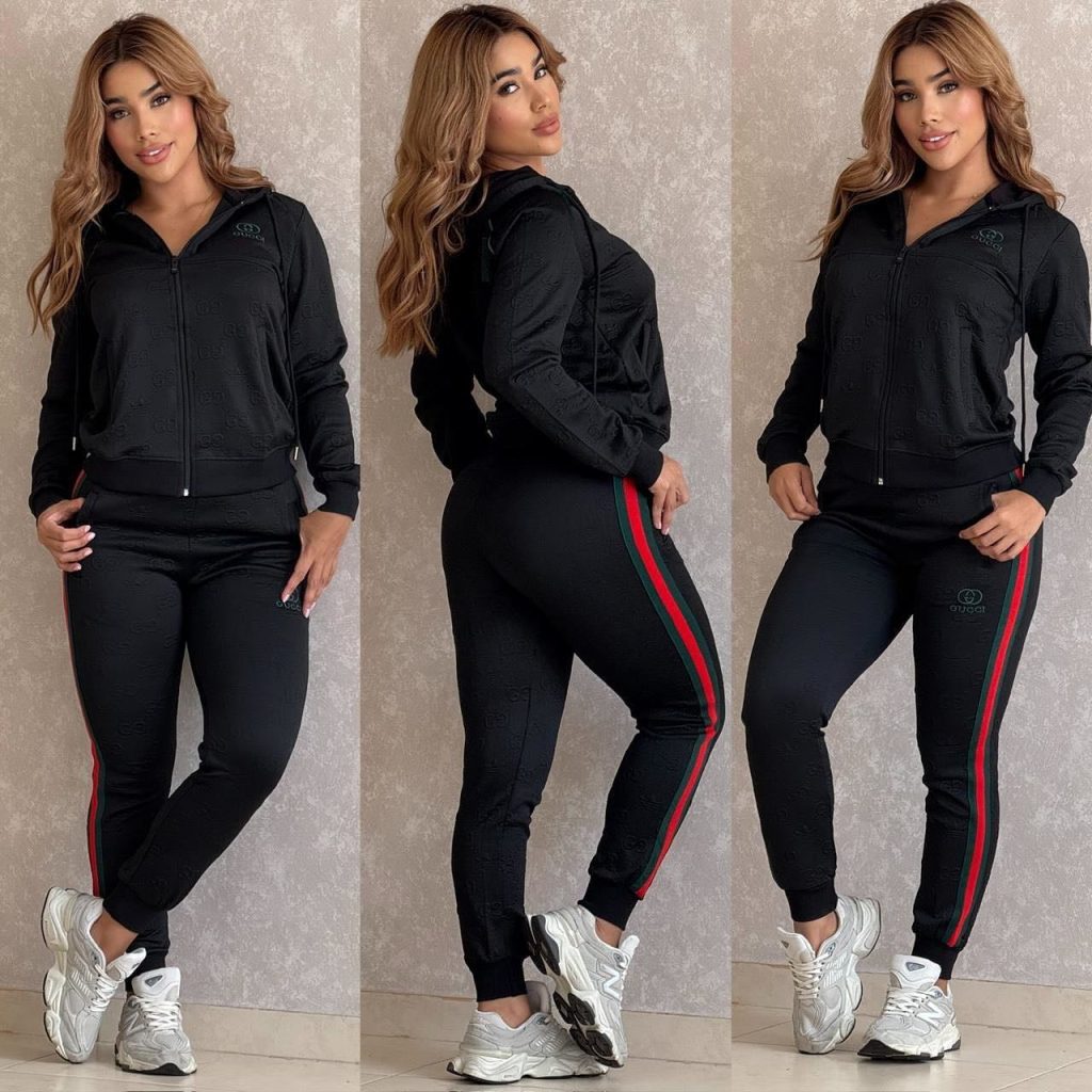 G-Zipper Hooded Two-piece Set(J5107)G-Zipper Hooded Two-piece Set(J5107)