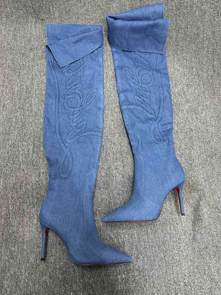 CL-Heel Blue Boots (CL1231)CL-Heel Blue Boots (CL1231)