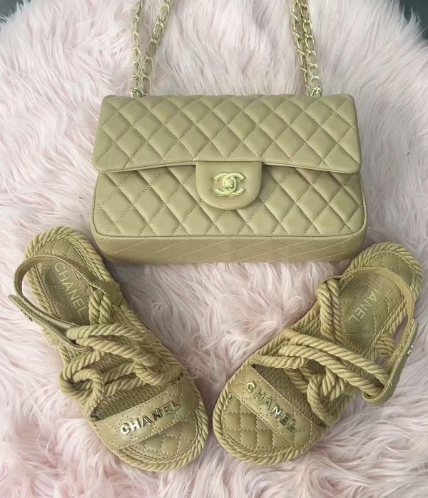 C-Khaki Bag&Sandals(QD617)C-Khaki Bag&Sandals(QD617)