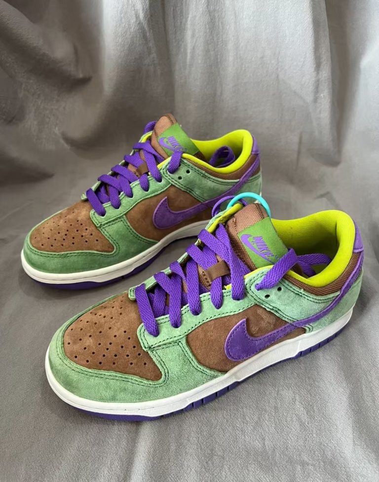 N-Unisex Purple&Green Sneakers(MZ1223)N-Unisex Purple&Green Sneakers(MZ1223)