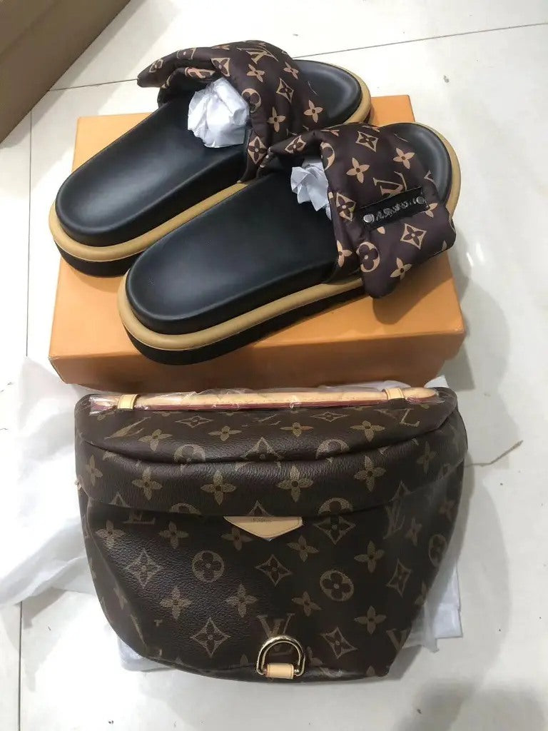 L-Sling Bag & Flats Set(L1443)L-Sling Bag & Flats Set(L1443)