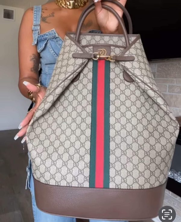 G-Web-Striped Duffle BagG-Web-Striped Duffle Bag
