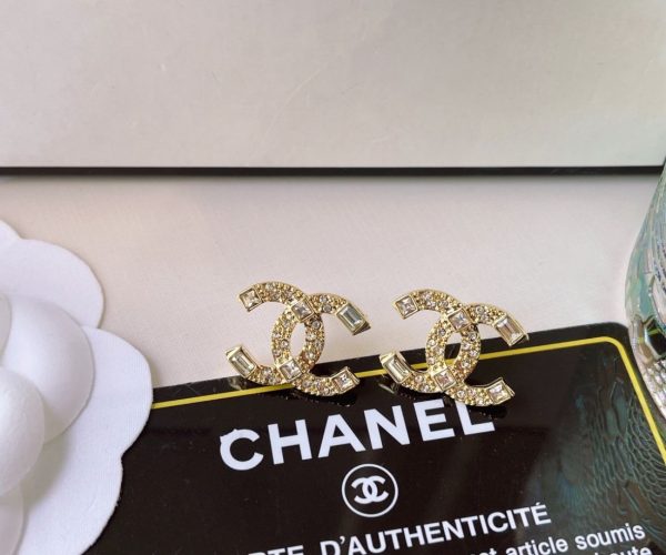 C-Baguette diamond earrings (JSA847)C-Baguette diamond earrings (JSA847)