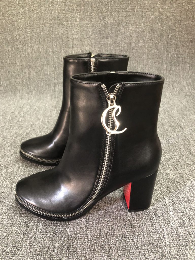 CL- Zipper Black Ankle Boots(CL1031)CL- Zipper Black Ankle Boots(CL1031)