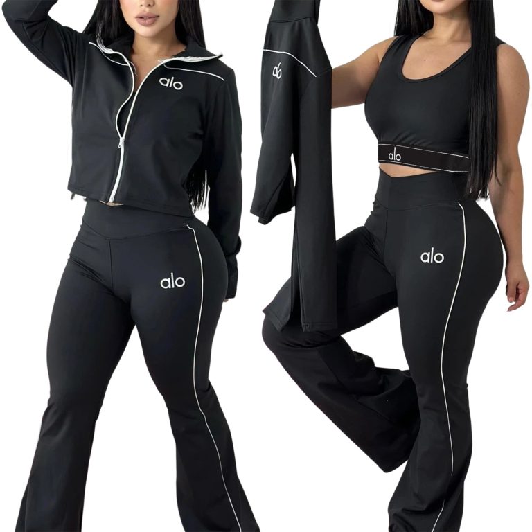 ALO-Yoga three-piece set(J5278)ALO-Yoga three-piece set(J5278)