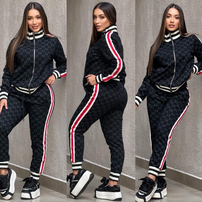 G-Printed Zip-up Tracksuit(J5040)G-Printed Zip-up Tracksuit(J5040)