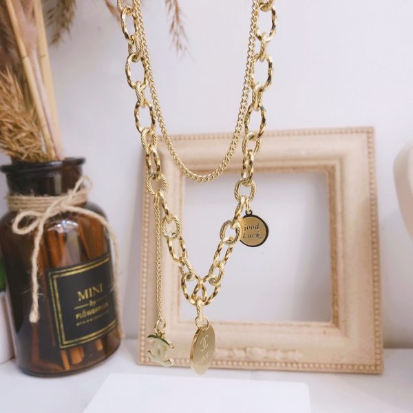 C-Metallic Chain Multilayer Necklaces(X088)C-Metallic Chain Multilayer Necklaces(X088)