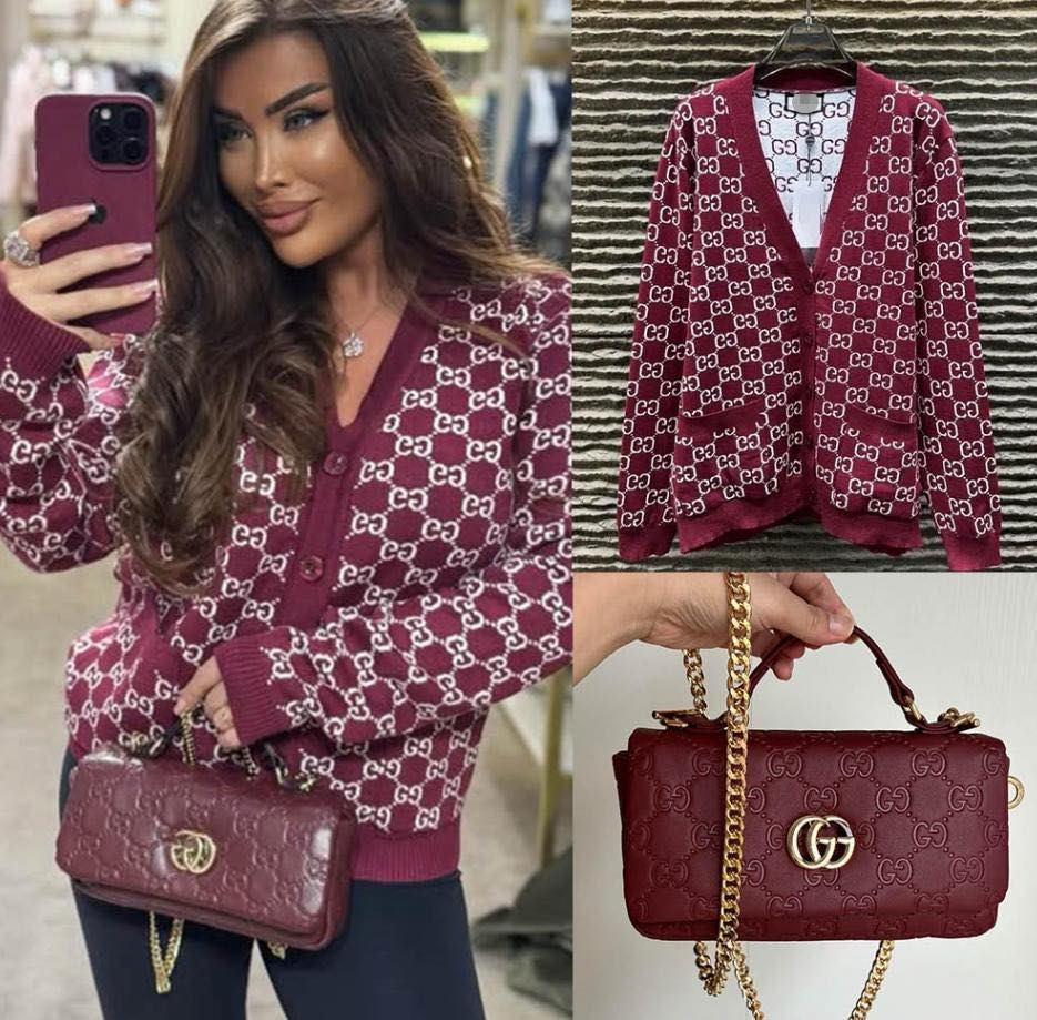 G-Cardigan And Bag Set（PBXY419）G-Cardigan And Bag Set（PBXY419）
