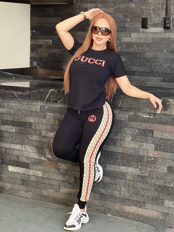 G-Casual Embroidery Two-piece Set（J5017）