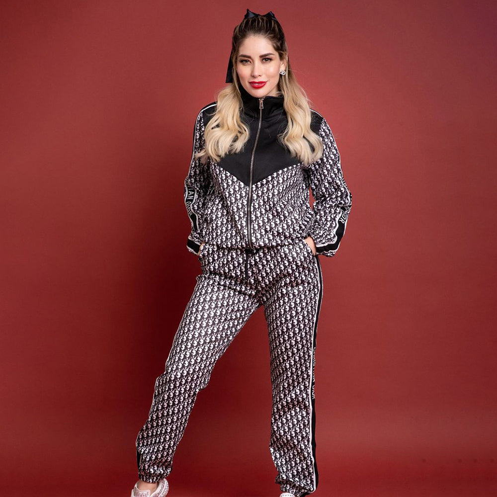 D-Long Sleeve Zipper Suit(Y71529)D-Long Sleeve Zipper Suit(Y71529)