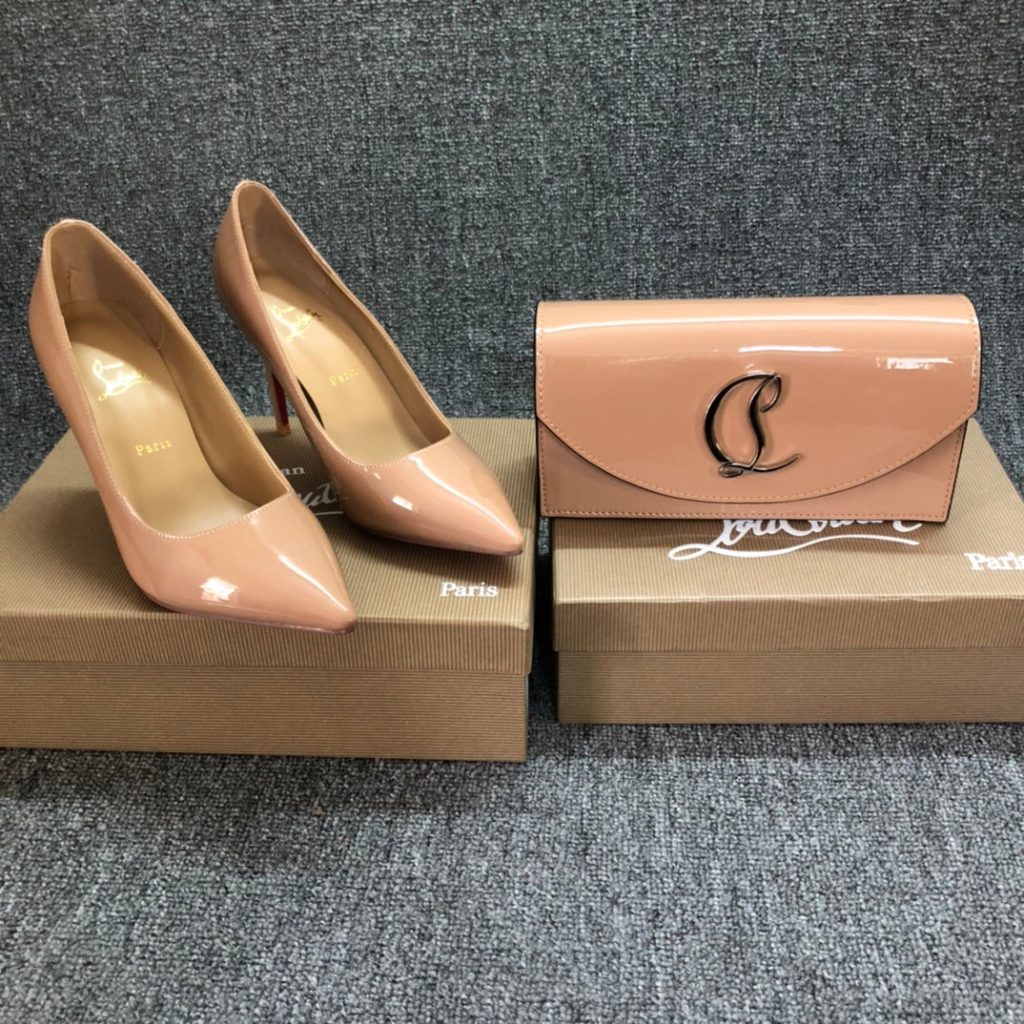 CL-Nude Heels and Purse Set(CL1213)CL-Nude Heels and Purse Set(CL1213)
