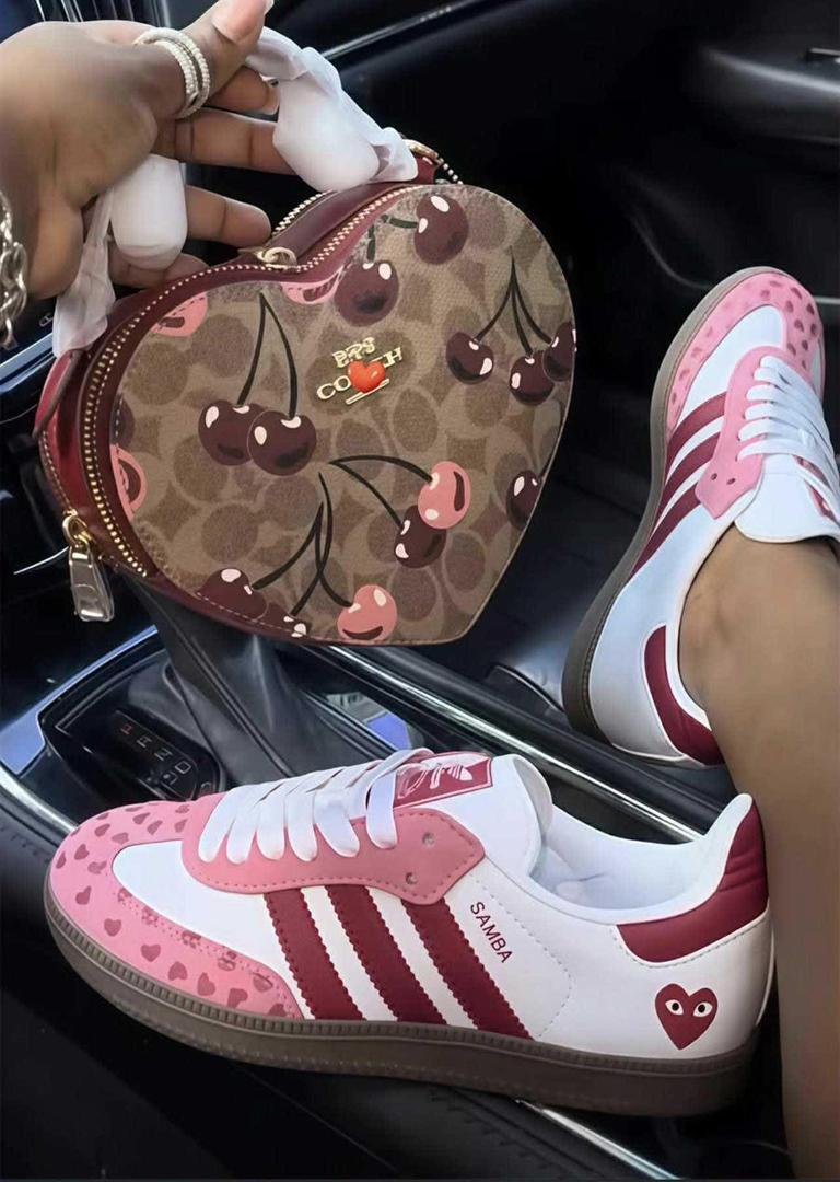 Heart Women Bag& Shoes Set(JM17)Heart Women Bag& Shoes Set(JM17)