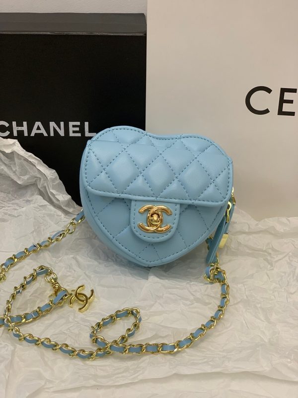 C- Blue Heart Crossbody BagC- Blue Heart Crossbody Bag