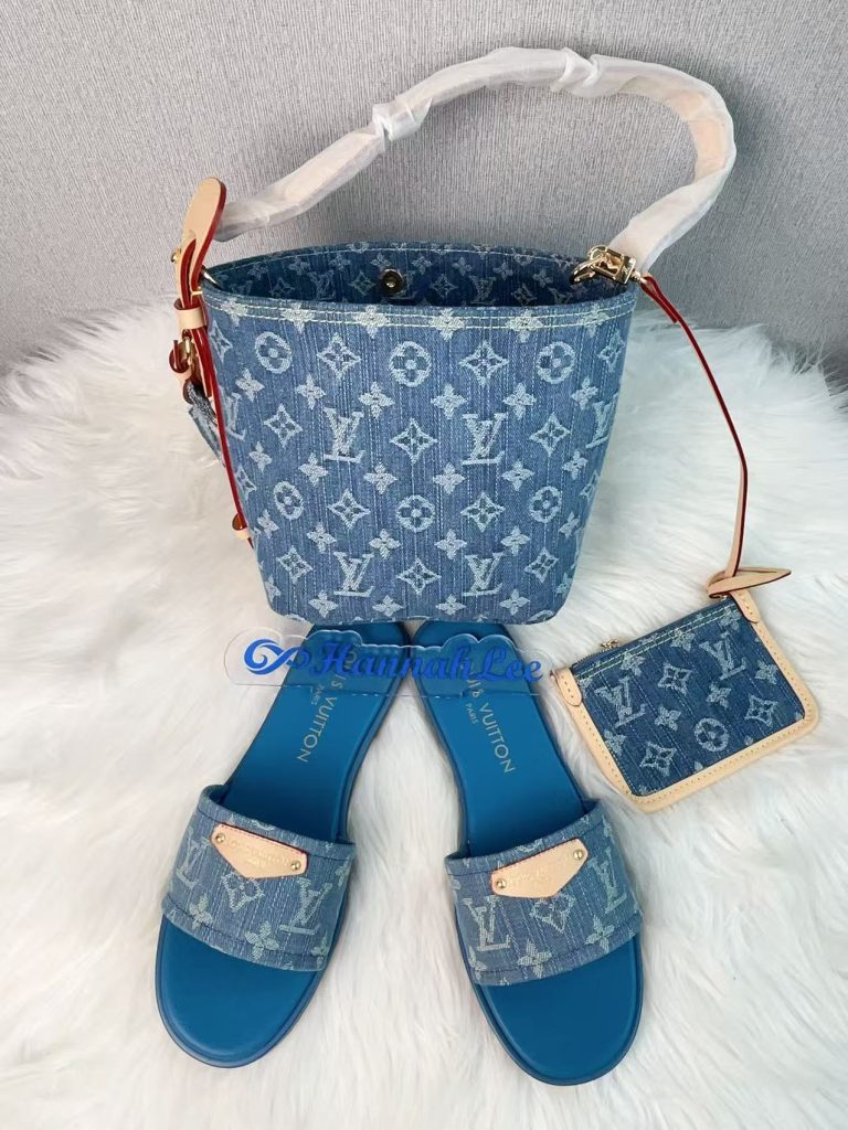 L-Bag and Slipper(QD0436-Blue)L-Bag and Slipper(QD0436-Blue)