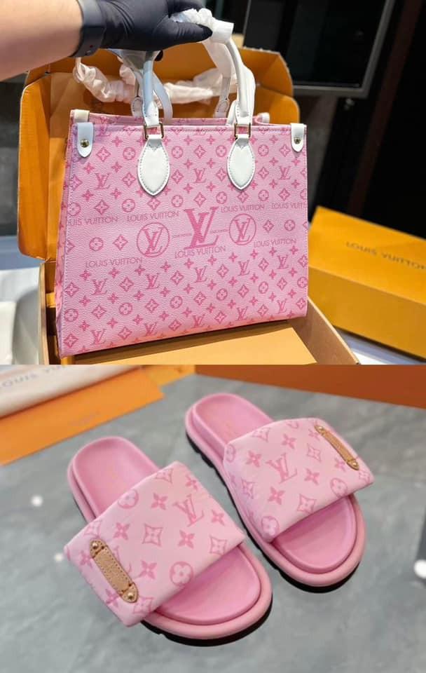 Summer Pink Slippers and Bag Set（QC619）Summer Pink Slippers and Bag Set（QC619）