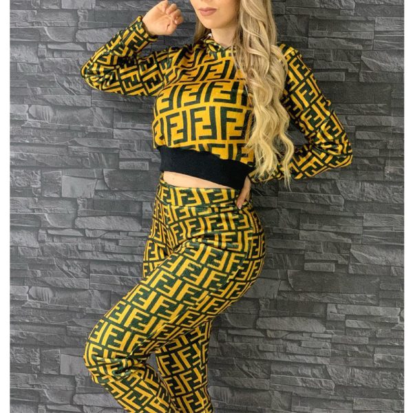 F-Hoodie Sweatpants Suit（J2918）F-Hoodie Sweatpants Suit（J2918）