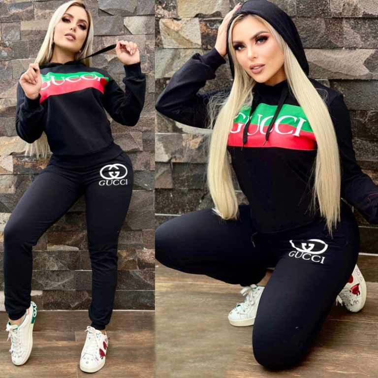 Offset Letters Long Sleeve + Trousers（J2938）Offset Letters Long Sleeve + Trousers（J2938）