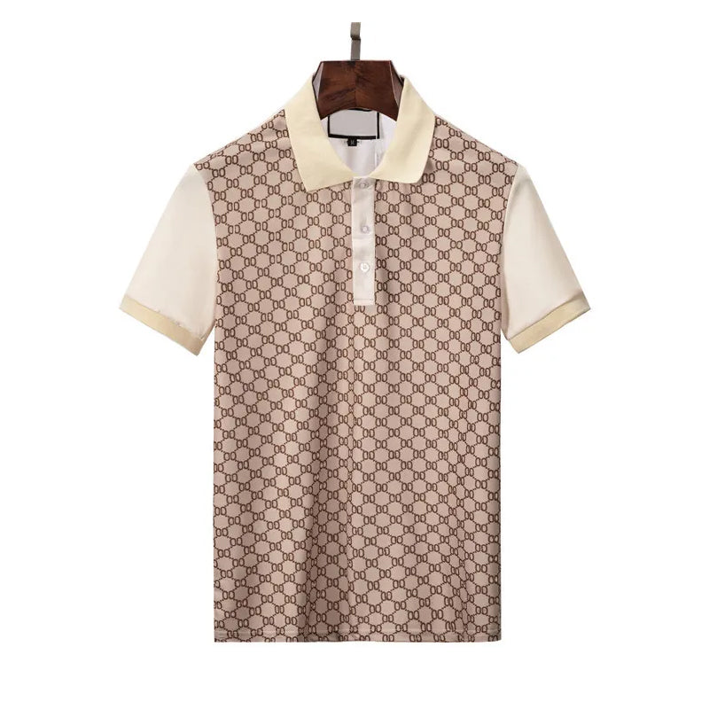 Patchwork Fashion Print Casual T-shirt(M2977)Patchwork Fashion Print Casual T-shirt(M2977)